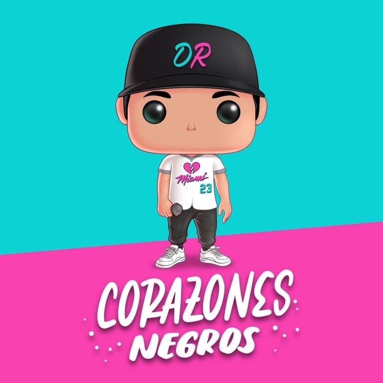 EP cover for D Rubio's 'Corazones Negros'